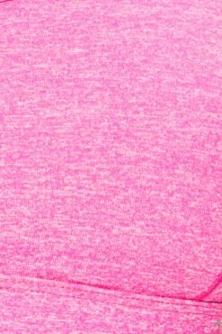 Pink Active Cross Back Sports Bra -Midi Dresses Style aw crop top pink active cross back sports bra 32967529070785