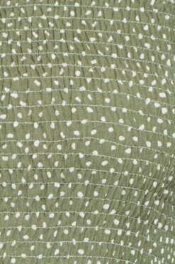 Geo Print Crop Top Three-Quarter -Midi Dresses Style bandeau geo print crop top three quarter 32973976142017