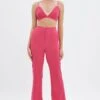 Pink High Waist Pants 1 Pink High Waist Pants -Midi Dresses Style bt13356x f3 hot pink 1
