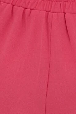 Pink High Waist Pants -Midi Dresses Style bt13356x f3 hot pink 6