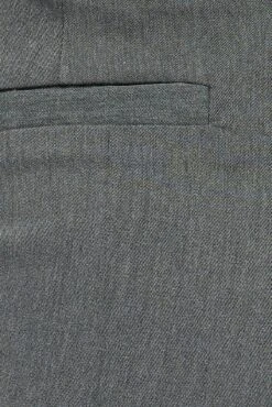 Grey Wide Leg Pants Low Rise -Midi Dresses Style bt3069 38pb charcoal 6