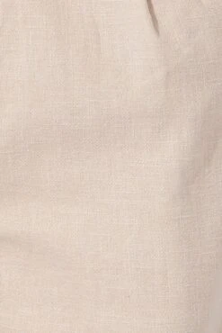 Beige Wide Leg Pants High Rise Tailored -Midi Dresses Style bt3586 81pb beige 6