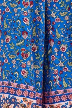 Blue Boho Wide Leg Pants High Rise -Midi Dresses Style btw2320d 38pb boho 6