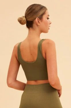 Green Nico Seamless Crop Top -Midi Dresses Style cami green nico seamless crop top 33136496476353