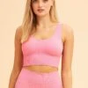 Pink Nico Seamless Crop Top -Midi Dresses Style cami pink nico seamless crop top 33006703739073