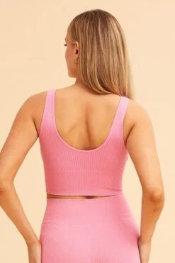 Pink Nico Seamless Crop Top 12 Pink Nico Seamless Crop Top -Midi Dresses Style cami pink nico seamless crop top 33006703870145