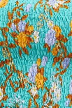 Print Crop Top Short Sleeve Round Neck -Midi Dresses Style cami print crop top short sleeve round neck 32967128973505