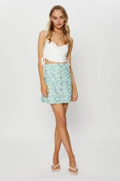 White Crop Top Cowl Neck -Midi Dresses Style cami white crop top cowl neck 32887512694977