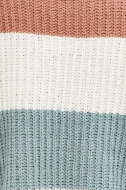 Stripe Knit Top Long Sleeve Relaxed Turtleneck 13 Stripe Knit Top Long Sleeve Relaxed Turtleneck -Midi Dresses Style crop knitted stripe knit top long sleeve relaxed turtleneck 32966373179585