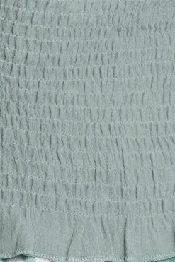 Green Singlet Top Sleeveless Tie Up -Midi Dresses Style crop top green singlet top sleeveless tie up 32966895435969