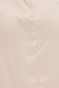 Beige Sweetheart Satin Dress -Midi Dresses Style dd12970 f3 champagne 6