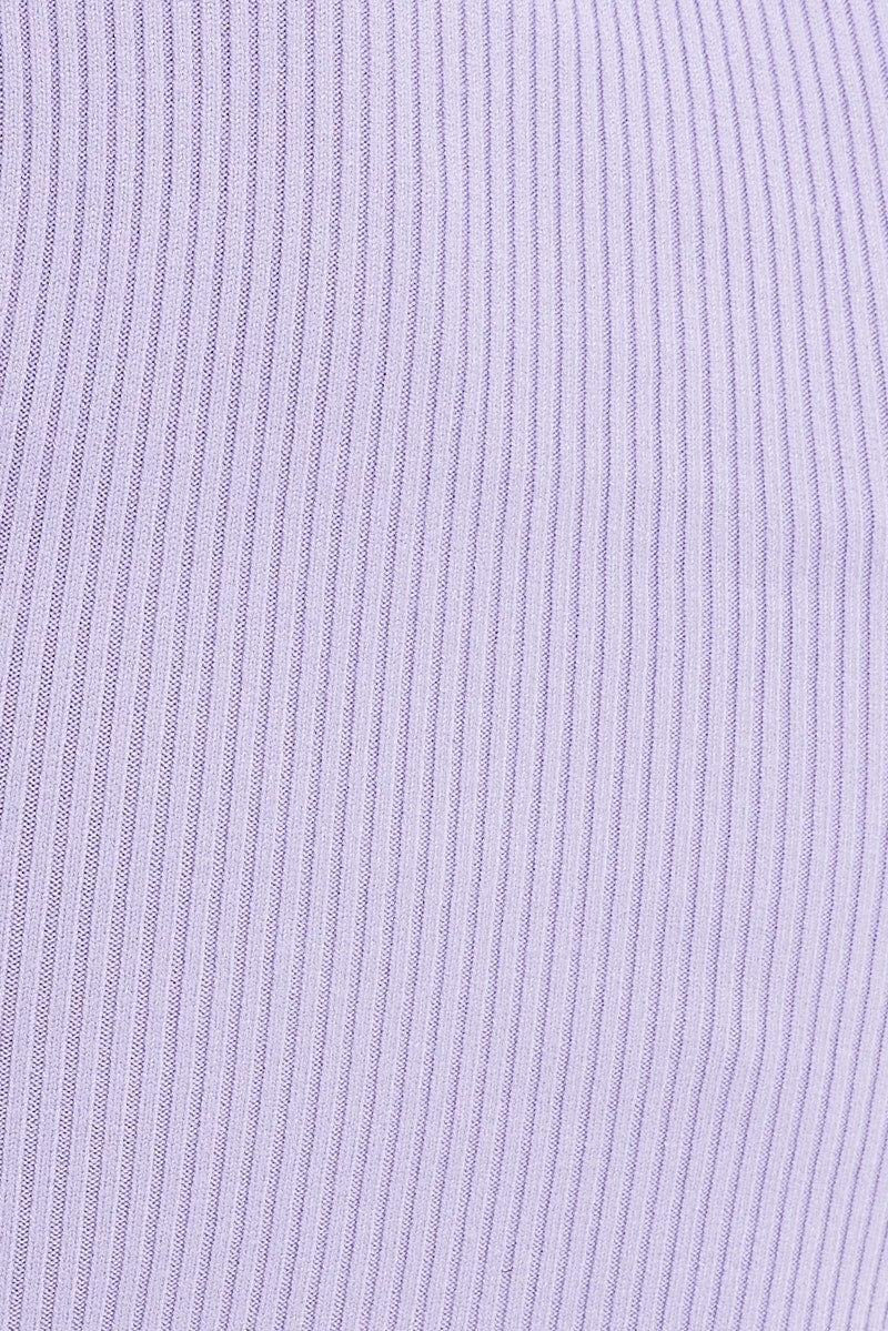 Purple Knit Dress Sweetheart Neck Long Sleeve Midi 8 Purple Knit Dress Sweetheart Neck Long Sleeve Midi - Image 6