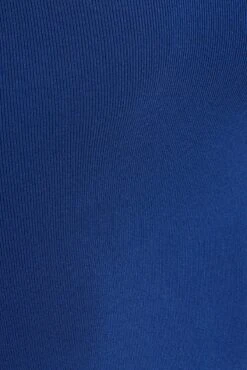 Blue Knit Dress Sleeveless Midi Contrast Bind -Midi Dresses Style dd2835 40p navy 6