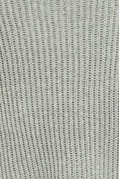 Grey Knit Dress Turtle Neck Long Sleeve Mini -Midi Dresses Style dd2925 40pb grey 6