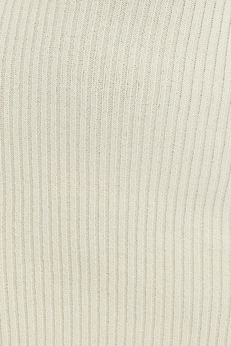 Nude Knit Dress Long Sleeve Scoop Neck Mini 8 Nude Knit Dress Long Sleeve Scoop Neck Mini - Image 6