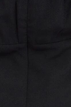 Black Midi Dress Gathering Bust Sleeveless 13 Black Midi Dress Gathering Bust Sleeveless -Midi Dresses Style dd3505 81pb black 6