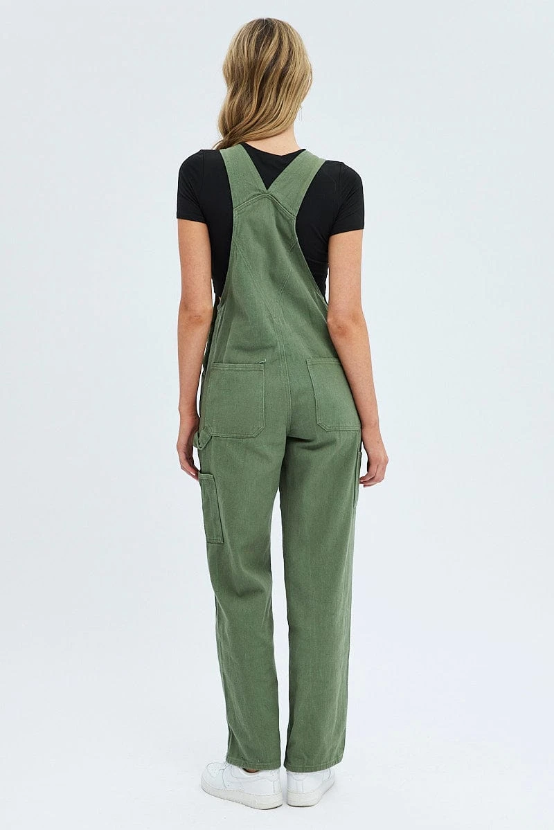 Green Denim Overall 7 Green Denim Overall - Image 5