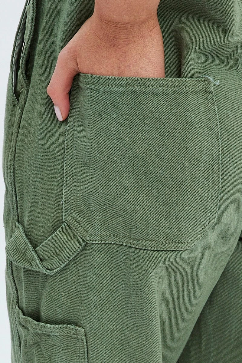 Green Denim Overall 8 Green Denim Overall - Image 6