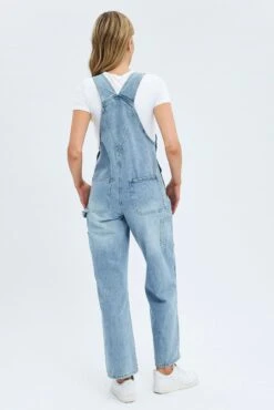 Denim Overall Carpenter -Midi Dresses Style dl2045a 33j light wash 5