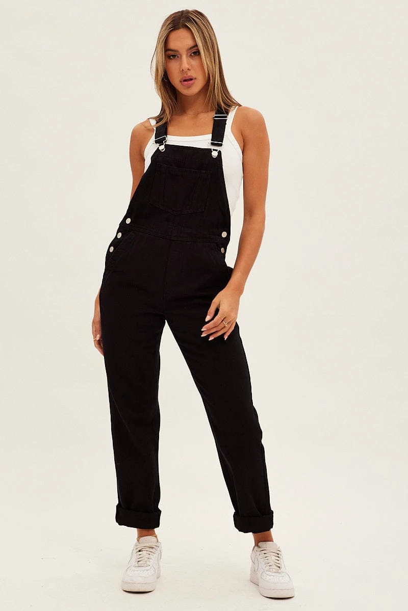 Black Denim Overall 5 Black Denim Overall - Image 3
