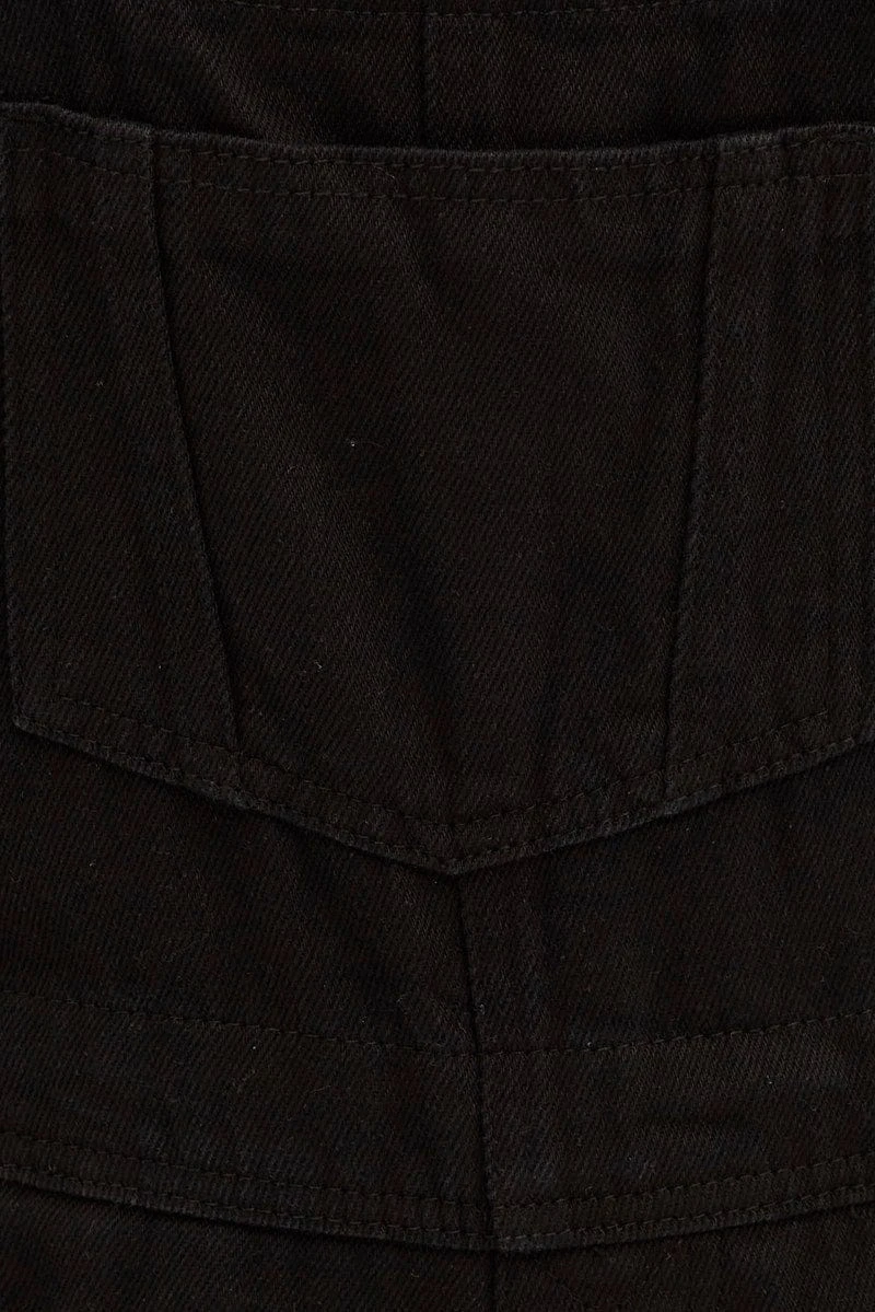 Black Denim Overall 8 Black Denim Overall - Image 6