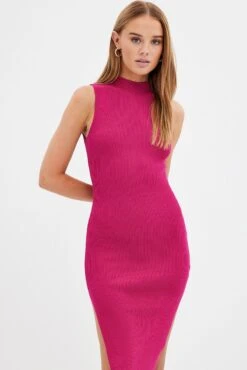 Midi Dresses Style -Midi Dresses Style ed14324b 40mb hot pink 2