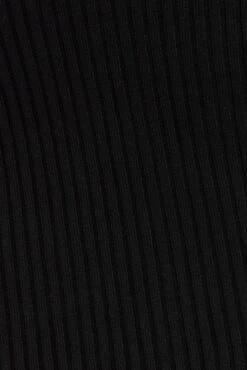 Black Knit Dress Sleeveless Midi -Midi Dresses Style ed3644 40p black 6