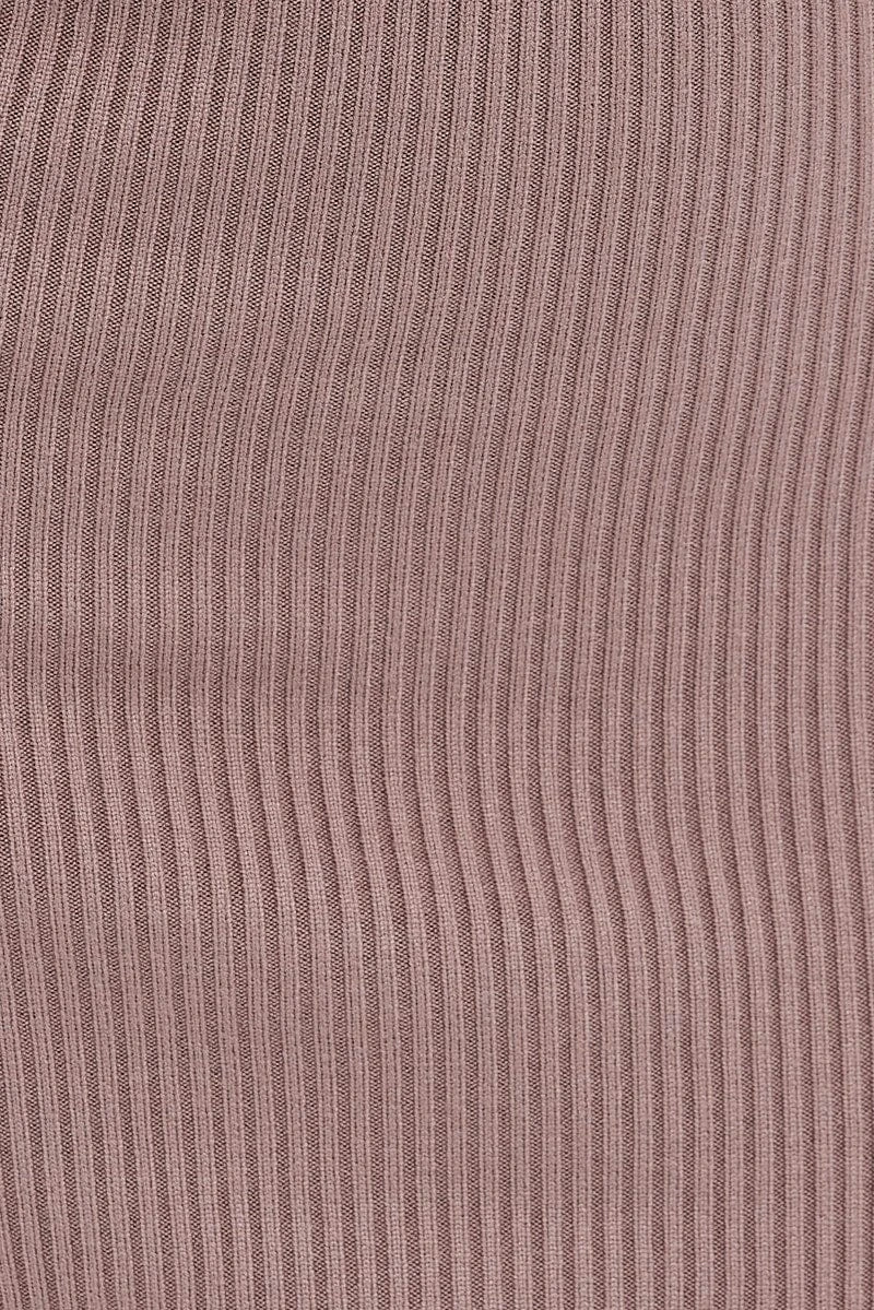 Brown Knit Dress Midi Long Sleeve Cut Out 8 Brown Knit Dress Midi Long Sleeve Cut Out - Image 6