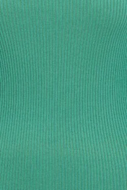 Green Off Shoulder Dress Knit Bodycon Knit -Midi Dresses Style ed9308 40mb green 6