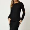 Black Midi Dress Long Sleeve -Midi Dresses Style f bodycon dress black midi dress long sleeve 32965804163265