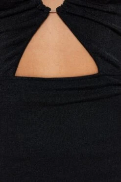 Black Midi Dress Slinky Jersey -Midi Dresses Style f bodycon dress black midi dress slinky jersey 32965690818753