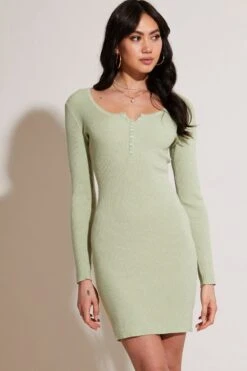 Green Knit Dress Long Sleeve Bodycon 11 Green Knit Dress Long Sleeve Bodycon -Midi Dresses Style f bodycon dress green knit dress long sleeve bodycon 32965843517633