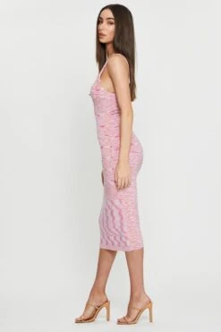 Pink Knit Dress Midi -Midi Dresses Style f bodycon dress pink knit dress midi 33006897823937