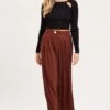 Brown Wide Leg Pants High Rise -Midi Dresses Style hw wide leg pant brown wide leg pants high rise 32964943478977