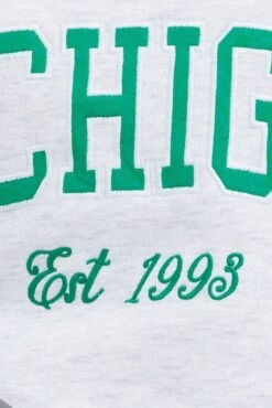 Grey Sweater Collar Half Zip Thru Long Sleeve Applique -Midi Dresses Style jc1330 84w grey marle 6