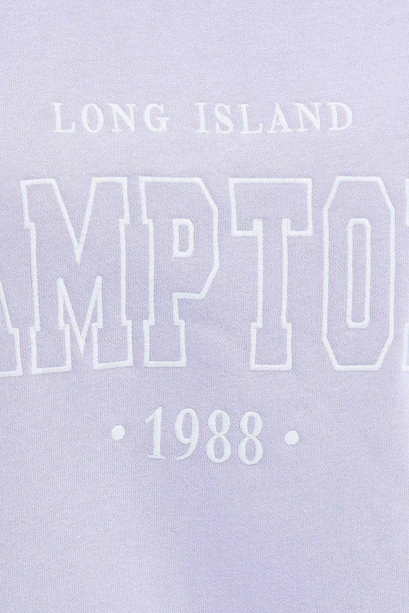 Purple Graphic Sweater Long Sleeve 8 Purple Graphic Sweater Long Sleeve - Image 6