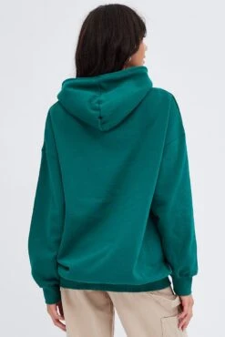 Green Sweater Round Neck San Francisco Embroidery 12 Green Sweater Round Neck San Francisco Embroidery -Midi Dresses Style jc1720 84w forest 5