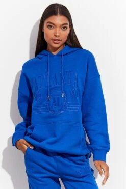 Blue Graphic Sweater Long Sleeves 10 Blue Graphic Sweater Long Sleeves -Midi Dresses Style jc1720hx 84w cobalt 3