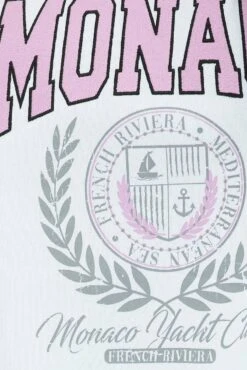 White Graphic Sweatshirt Long Sleeve Crew Neck 13 White Graphic Sweatshirt Long Sleeve Crew Neck -Midi Dresses Style jc2203 84j white 6