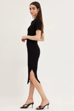 Black Bodycon Dress Short Sleeve Mini Knit 11 Black Bodycon Dress Short Sleeve Mini Knit -Midi Dresses Style knit dress black bodycon dress long sleeve mini knit 32965331484865