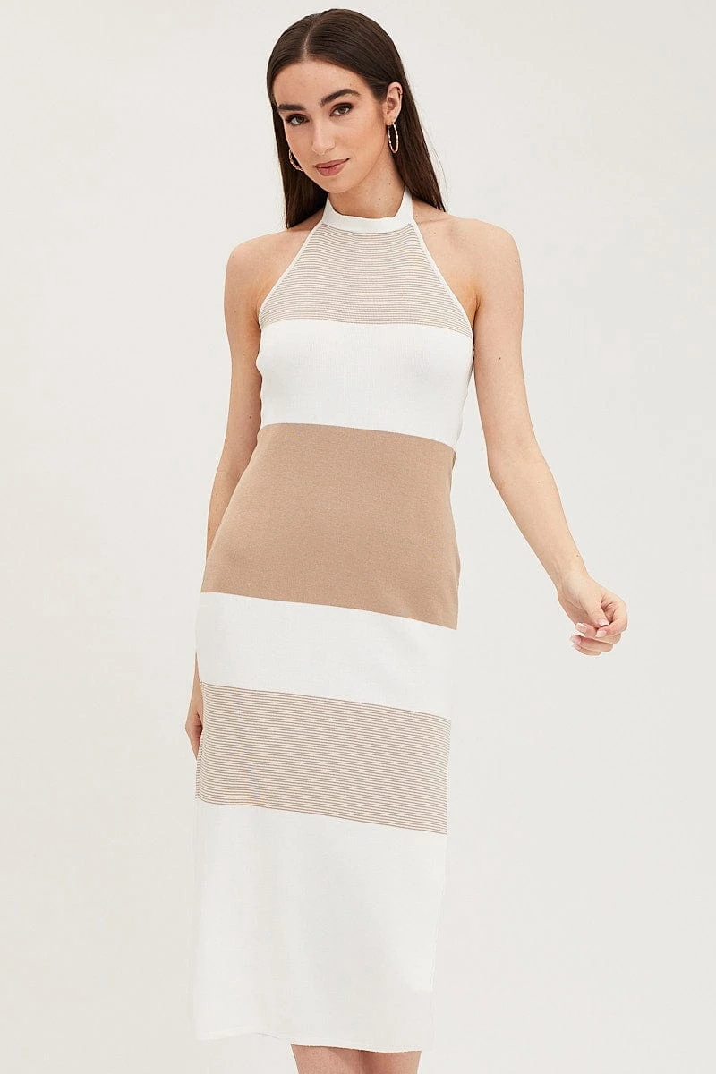 Multi Knit Midi Dress 4 Multi Knit Midi Dress - Image 2