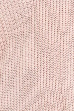 Pink Dress Long Sleeve Mini Knit -Midi Dresses Style knit dress pink dress long sleeve mini knit 32965332172993