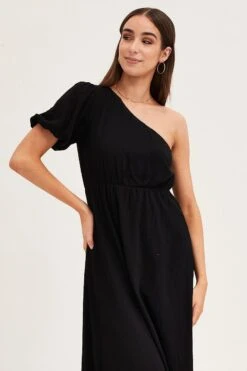 Midi Dresses Style -Midi Dresses Style midi dress black one shoulder midi dress 32965346361537
