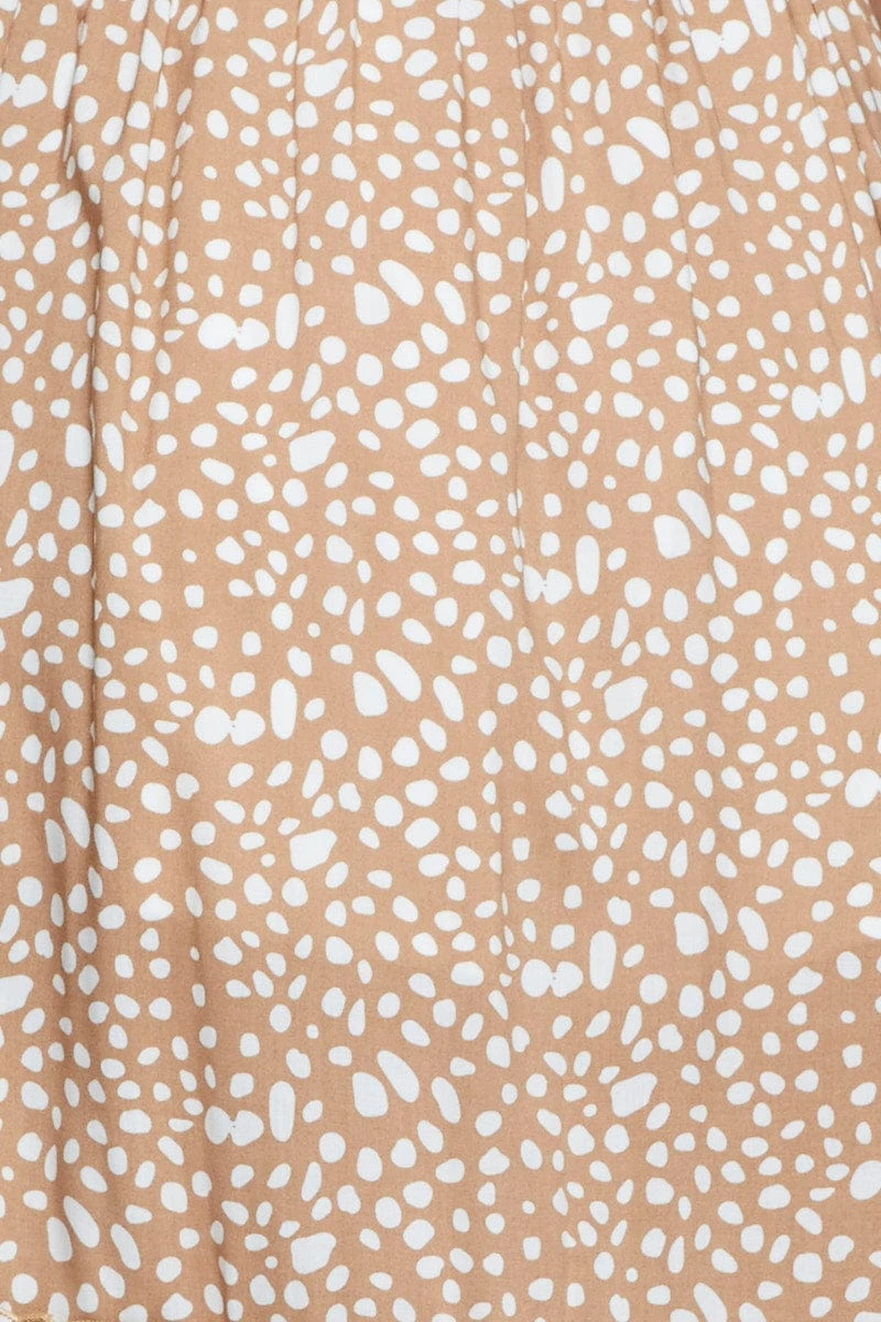 Geo Print Midi Dress Short Sleeve 4 Geo Print Midi Dress Short Sleeve - Image 2