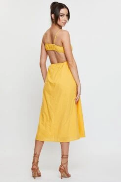 Orange Midi Dress Sleeveless -Midi Dresses Style midi dress orange midi dress sleeveless 32965218500801