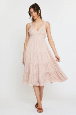 Print Midi Dress Sleeveless V Neck -Midi Dresses Style midi dress print midi dress sleeveless v neck 33006729920705