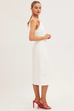 White Midi Dress Bodycon -Midi Dresses Style midi dress white midi dress bodycon 33141292073153