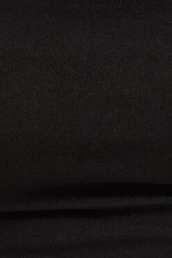 Black Ponte Scarf Crop Top -Midi Dresses Style singlet black ponte scarf crop top 32966356533441