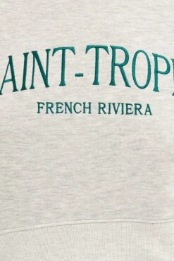 Grey Graphic Sweater Semi Crop -Midi Dresses Style sweater light grey graphic sweater semi crop 32967459537089