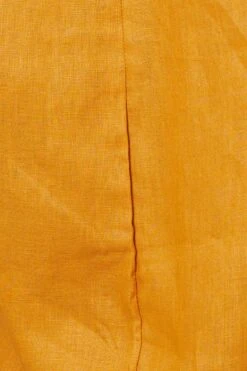 Yellow Crop Top Short Sleeve Relaxed Linen 12 Yellow Crop Top Short Sleeve Relaxed Linen -Midi Dresses Style top yellow crop top short sleeve relaxed linen 32964734877889